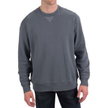 True Grit Cashmere Fleece Sweatshirt (For Men) in Vintage Denim - Closeouts