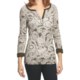 True Grit Cody Floral Burnout Shirt - Rib Knit, 3/4 Roll Sleeve (For Women)