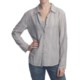 True Grit Cotton Silk Eyelet Shirt - Long Sleeve (For Women)