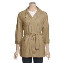 True Grit Couture Cargo Pea Coat (For Women) in Khaki - Closeouts