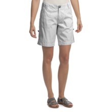 True Grit Couture Cargo Skylar Shorts (For Women) in White - Closeouts