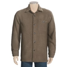 True Grit Cozy Big Shirt - Faux Shearling, Long Sleeve (For Men) in Granite Brown - Closeouts