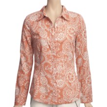 True Grit Essential Shirt - Long Sleeve (For Women) in Terracotta - Closeouts