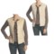 True Grit Faux-Sueded Mohair Vest - Reversible (For Women) in Chamois