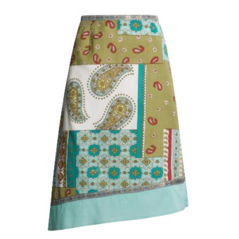 True Grit Handkerchief Skirt (For Women) in Blue Green Multi