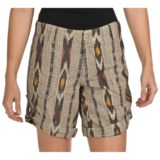 True Grit Ikat Shorts - Roll Bottom (For Women)