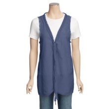True Grit Lace-Trim Vest (For Women) in Light Indigo - Closeouts