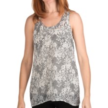 True Grit Layered Lace-Overlay Tank Top (For Women) in Black - Closeouts