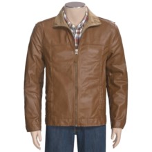 True Grit Light Stretch Lamb Jacket - Full Zip (For Men) in Saddle - Closeouts
