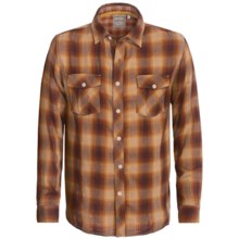 True Grit Patrol Plaid & Check Shirt - Long Sleeve (For Men) in Burnt Orange - Closeouts