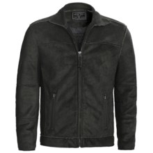 True Grit Pebble Sueded Cody Jacket - Full Zip (For Men) in Vintage Black - Closeouts