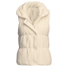 True Grit Pile Puff Vest (For Women) in Natural - Closeouts