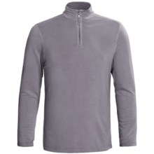 True Grit Pullover Shirt - TENCEL®, Zip Neck, Long Sleeve (For Men) in Vintage Denim - Closeouts