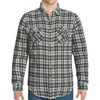True Grit Ranch Check Shirt - Long Sleeve (For Men) in Alpine Green