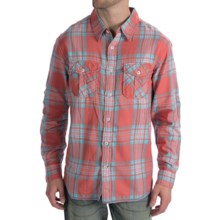 True Grit Regatta Plaid Shirt - Long Sleeve (For Men) in Red/Blue - Closeouts