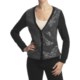 True Grit Sequin Knit Rayon Cardigan Sweater - Long V-Neck (For Women)