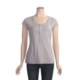 True Grit Slub Cotton T-Shirt - Crystal Button, Short Sleeve (For Women)