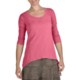 True Grit Slub Knit T-Shirt - Crew Neck, 3/4 Sleeve (For Women)