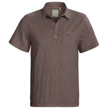 True Grit Soft Slub Jersey Polo Shirt - Short Sleeve (For Men) in Driftwood - Closeouts