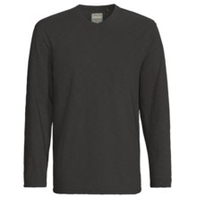 True Grit Soft Slub Jersey Shirt - V-Neck, Long Sleeve (For Men) in Vintage Black - Closeouts