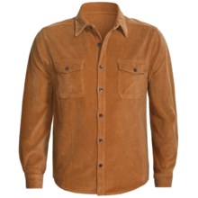 True Grit Stretch Cord Shirt - Long Sleeve (For Men) in Burnt Orange - Closeouts