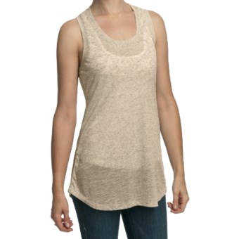 True Grit Sublime Slub Tank Top - Racerback (For Women) in Natural