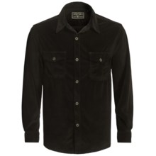 True Grit Sueded Plaid Shirt - Long Sleeve (For Men) in Brown - Closeouts