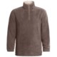 True Grit Sueded Soft Sherpa Pullover Shirt - Zip Neck (For Men)