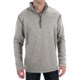 True Grit Sueded Tec Fleece Pullover Sweatshirt - Zip Neck (For Men)