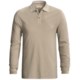 True Grit Three Button Polo Shirt - Jersey Pique, Long Sleeve (For Men)