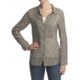 True Grit Vintage Dyed Embroidered Shirt - Ruffle, Long Sleeve (For Women)