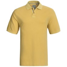 True Grit Vintage Pique Polo Shirt - Short Sleeve (For Men) in College Yellow - Closeouts