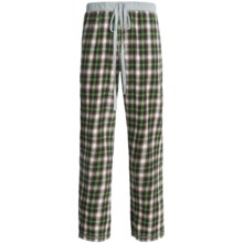 True Grit Whiskey Plaid Flannel Pants (For Men) in Green/Black - Closeouts