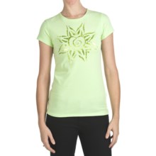 Trust Your Journey Free Heart T-Shirt - Organic Cotton, Short Sleeve (For Women) in Meadow - Closeouts