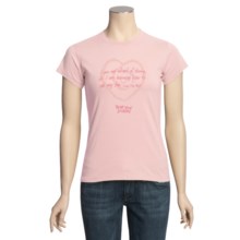 Trust Your Journey Louisa’s Journey T-Shirt - Organic Cotton, Short Sleeve (For Women) in Rose - Closeouts