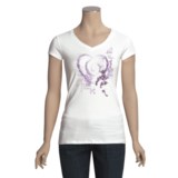 Trust Your Journey Peaceful Mind T-Shirt - Organic Cotton, Short Sleeve (For Women)