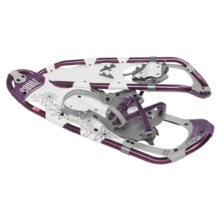 Tubbs Xplore 25 Snowshoe Kit - Snowshoes, Poles, Gaiters (For Women) in White/Purple - Closeouts