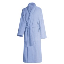 Turkish 14 oz. Cotton Terry Robe (For Women) in Ceil - Closeouts