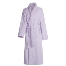 Turkish 14 oz. Cotton Terry Robe (For Women) in Lavender - Closeouts