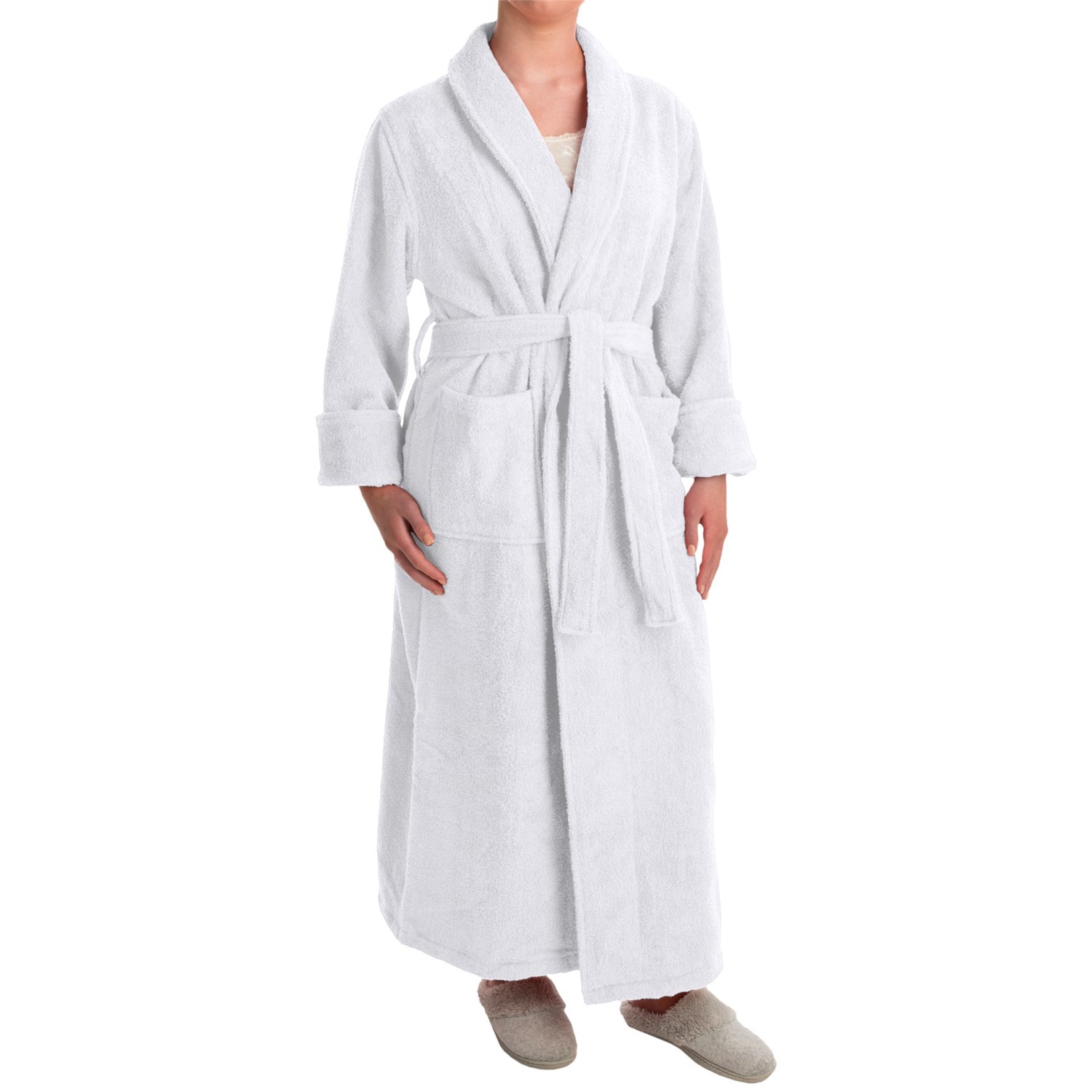 Turkish 14 oz. Cotton Terry Robe (For Women) Save 57