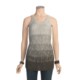 Tweed Shaker Long Knit Sweater - Sleeveless (For Women)