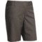 Tweed Stretch Dress Shorts (For Women) in Dark Brown Heather
