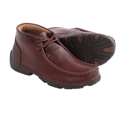 Twisted X Boots Leather Driving Moccasins (For Big and Little Kids)