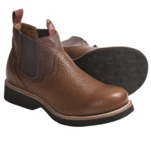 Twisted X Boots Prairie Dog Shoes - Leather, K-Toe, Slip-Ons (For Men) in Peanut Pebble/Chocolate Pebble - Closeouts