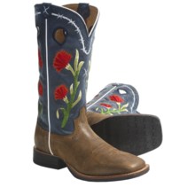Twisted X Boots Ruff Stock 13” Cowboy Boots - NWS Toe (For Women) in Bomber/Blue - Closeouts