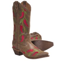 Twisted X Boots Steppin’ Out Cowboy Boots - 13”, F-Toe (For Women) in Bomber/Chili - Closeouts