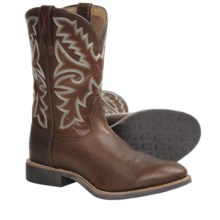 Twisted X Boots Top Hand Cowboy Boots - W-Toe (For Men) in Oiled Brown - Closeouts