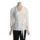 Two Star Dog Belted Tunic Shirt - Long Sleeve (For Women)