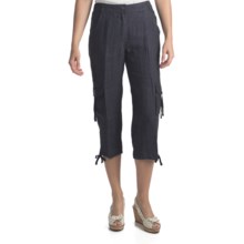 Two Star Dog Cairo Linen Capris (For Women) in Atlantic - Closeouts