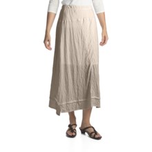 Two Star Dog Cannes Crinkle Jersey Skirt (For Women) in Flax - Closeouts